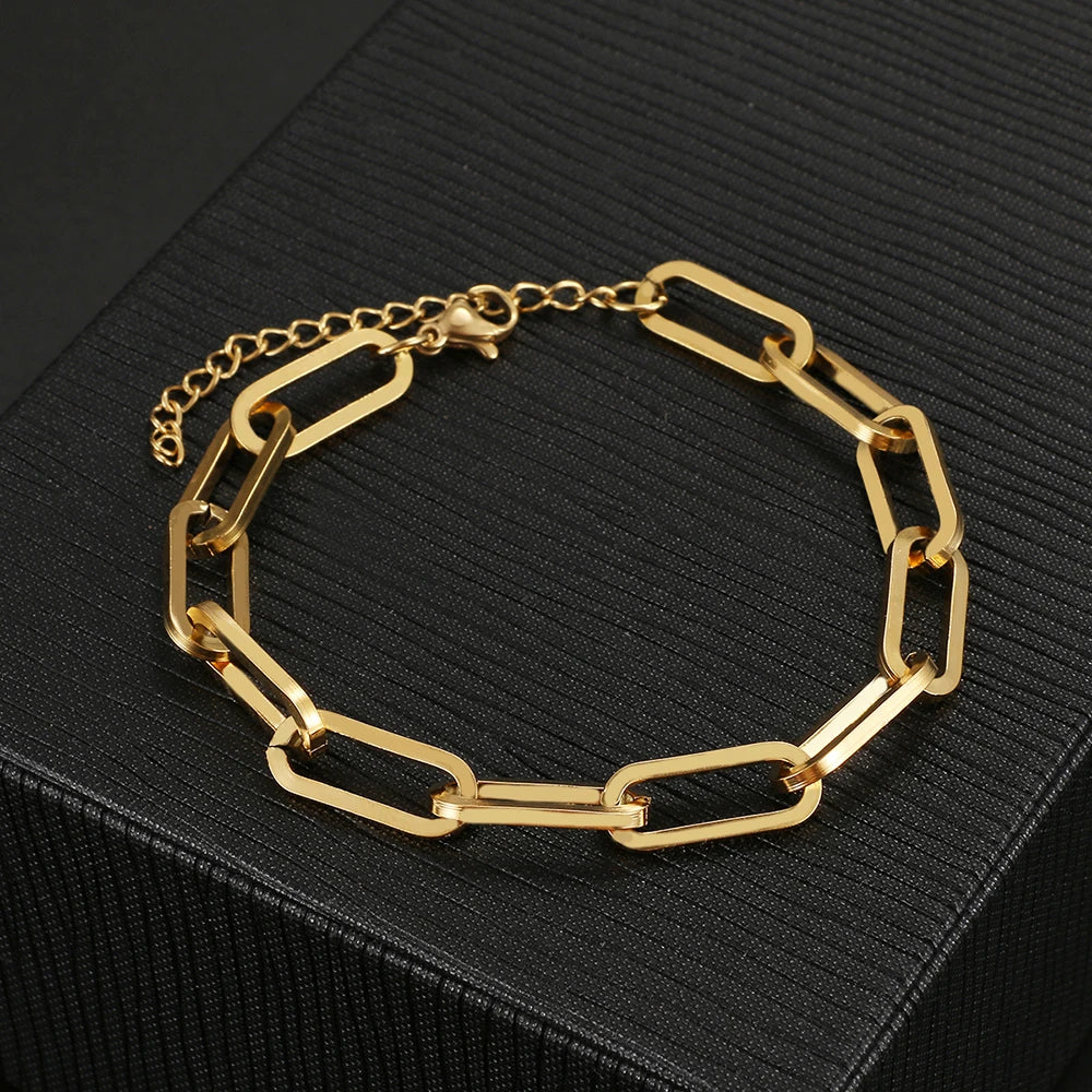 PAPERCLIP Armband | Goud