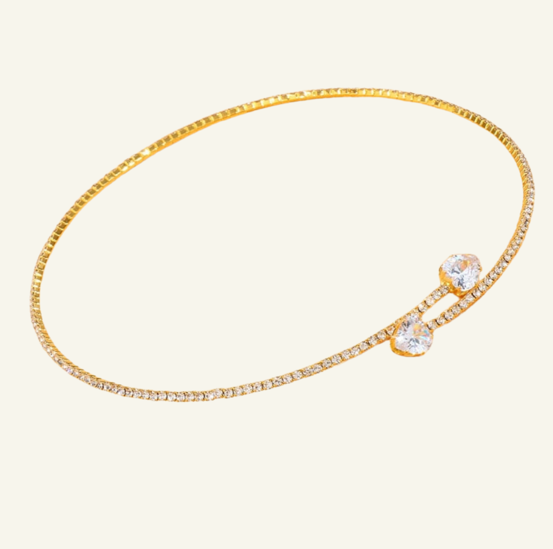 CRISTAL Halsketting | Goud