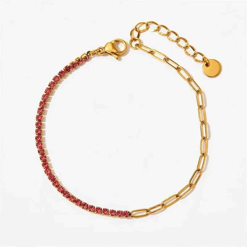 FAE | Paperclip en Tennis Armband