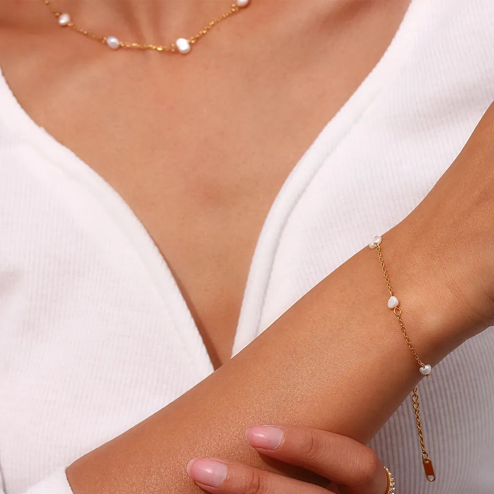 LANEY Parel Ketting | Goud
