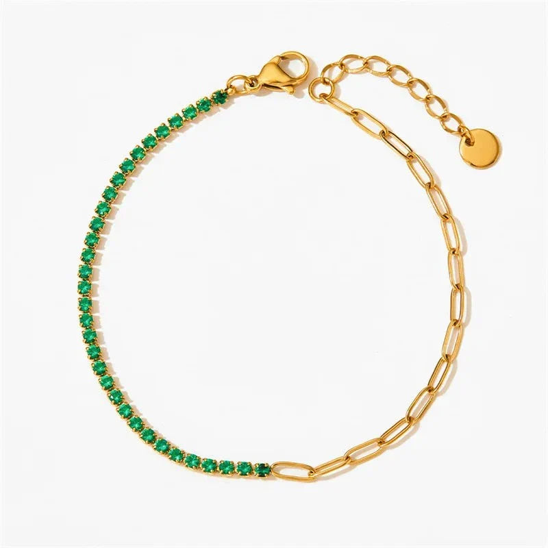 FAE | Paperclip en Tennis Armband