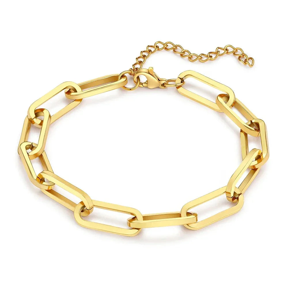 PAPERCLIP Armband | Goud