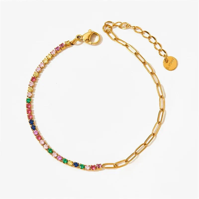 FAE | Paperclip en Tennis Armband