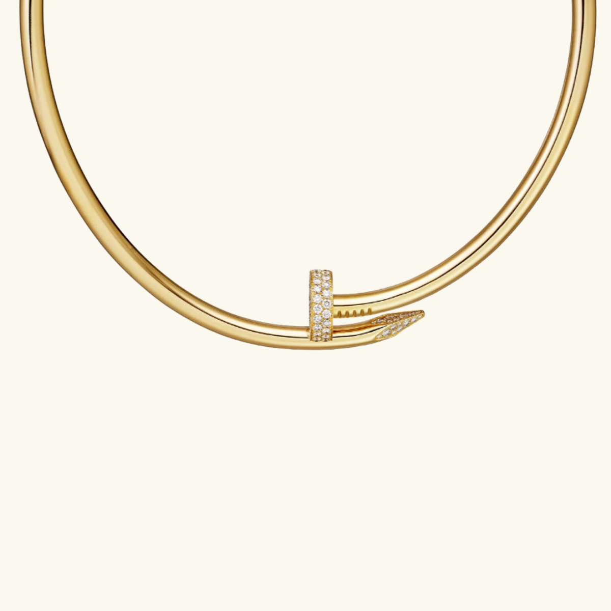 ASH EMILIA Ketting | Diamant Goud (Groot)