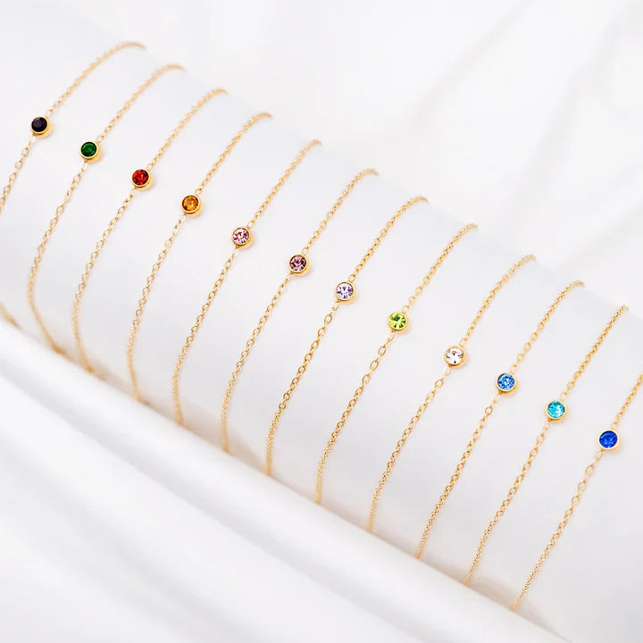 Birthstone Bracelet - Draag je dierbaren altijd dichtbij je