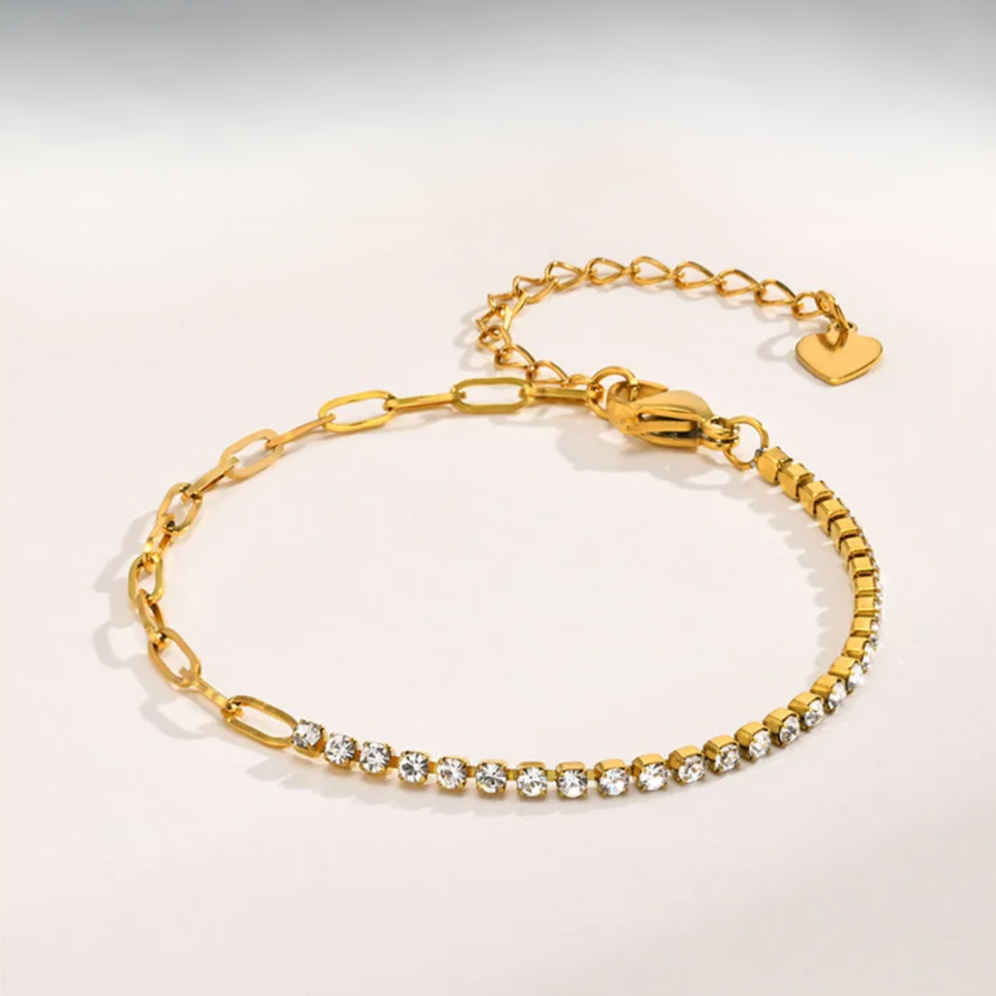 FAE | Paperclip en Tennis Armband