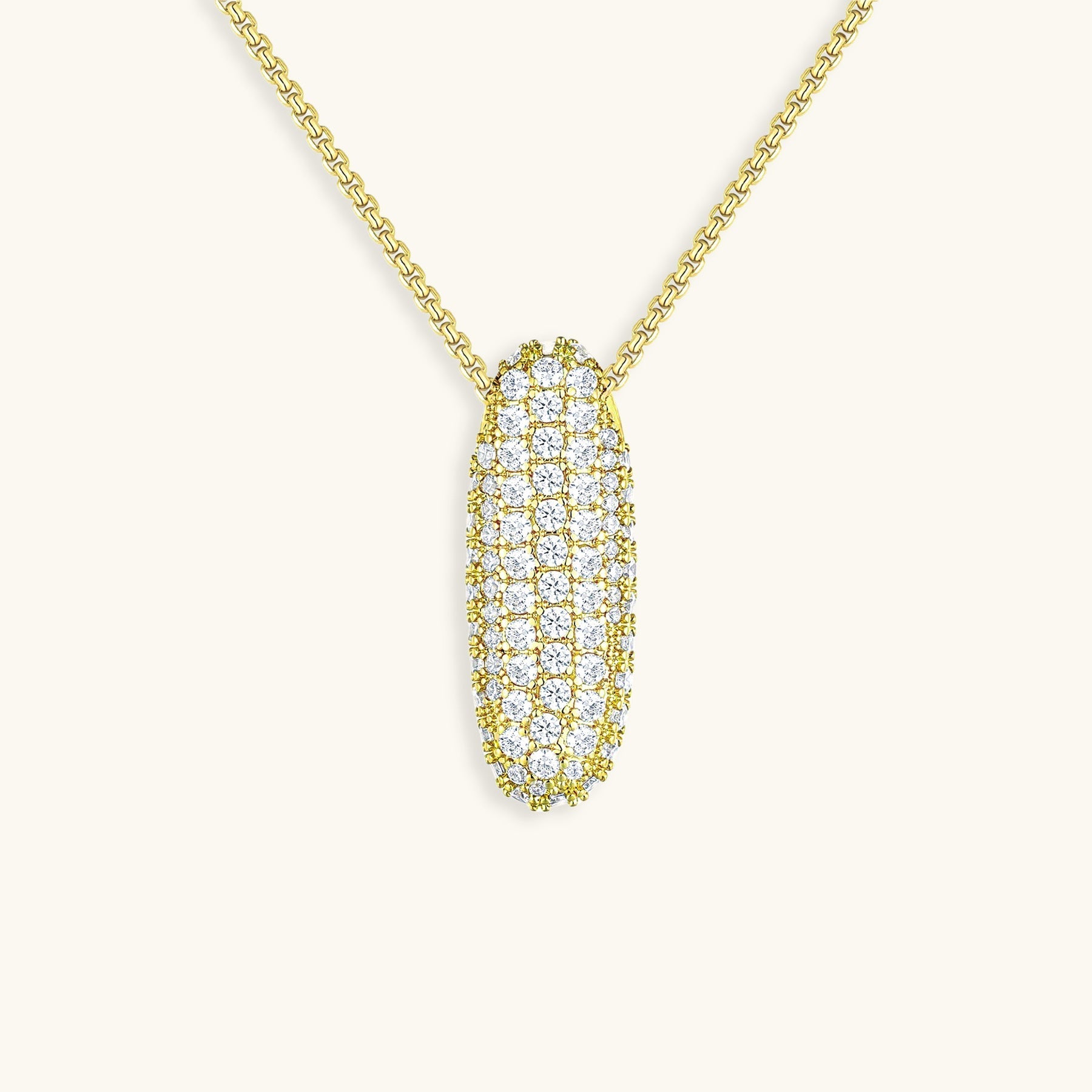 BUBBLE | Initiaal Diamant Ketting