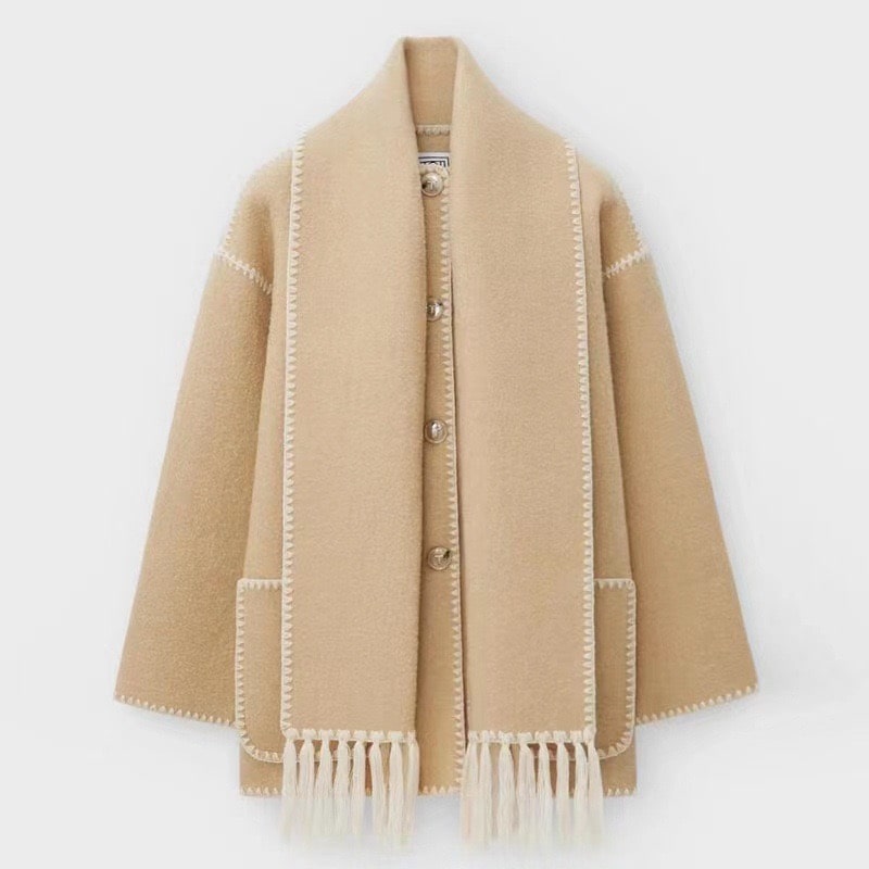 Emily™ - Cozy Wool Cape Jacket