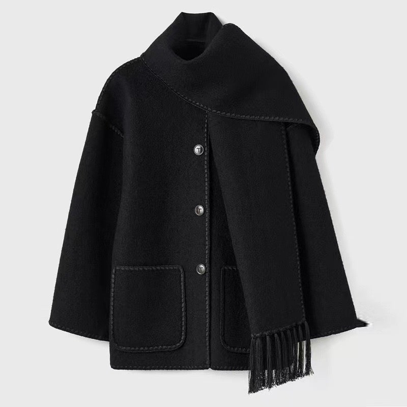 Emily™ - Cozy Wool Cape Jacket