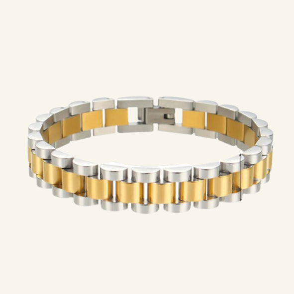 NIKKI Verstelbare Armband | Goud/Zilver
