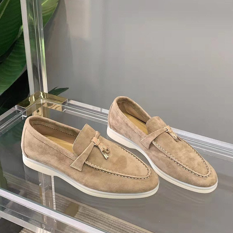 Terese - Suède Loafers Dames