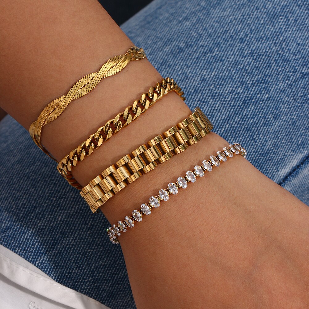 NIKKI Verstelbare Armband | GOUD