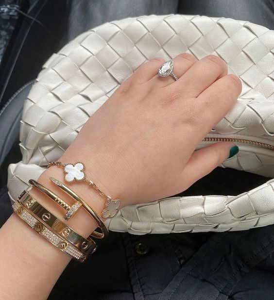 SPIJKER Elegante Armband met Zirkoon | Goud