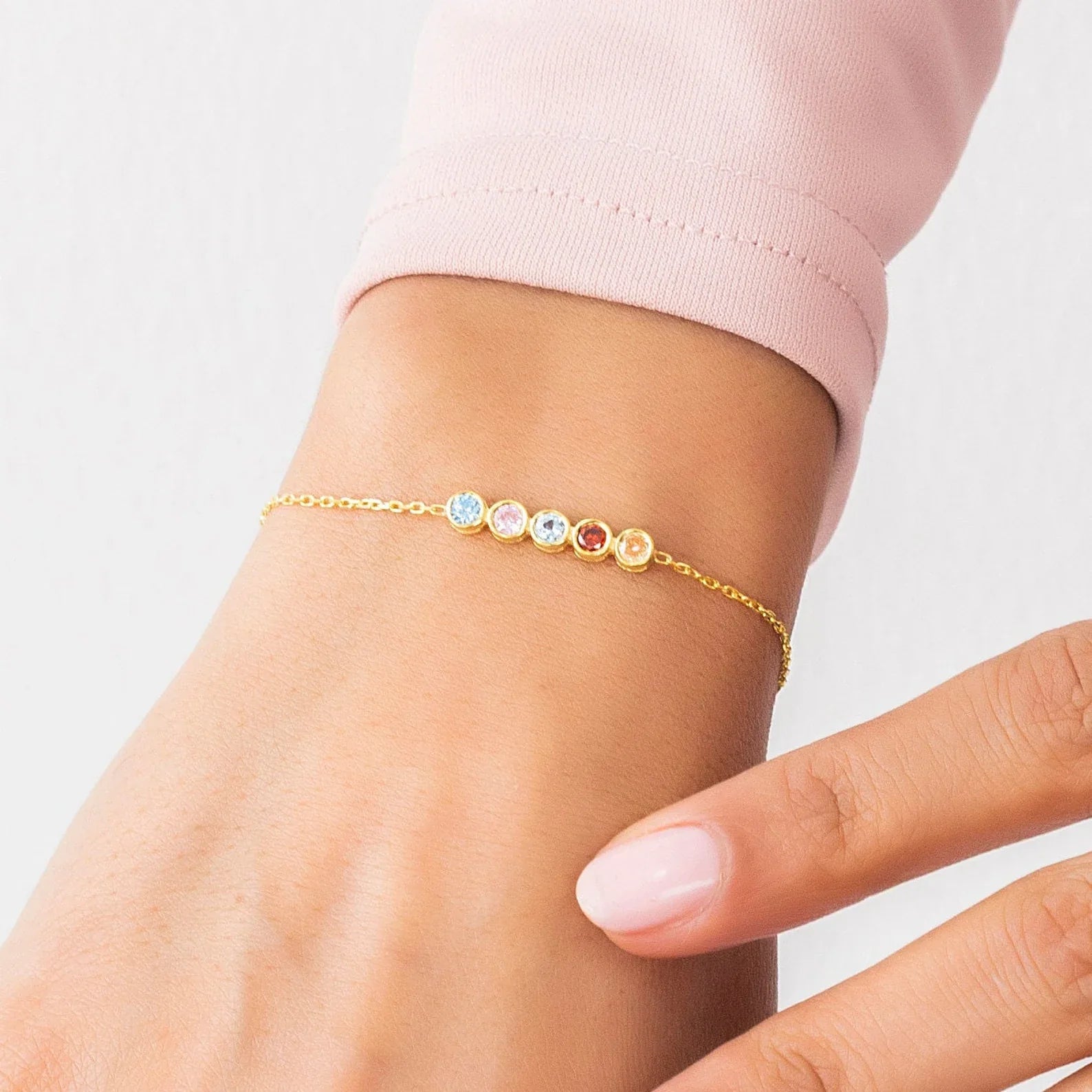 Birthstone Bracelet - Draag je dierbaren altijd dichtbij je